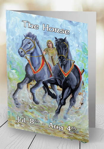 The Horse - card