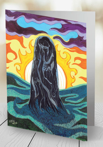 The Lia Fáil and the Hill of Tara - card