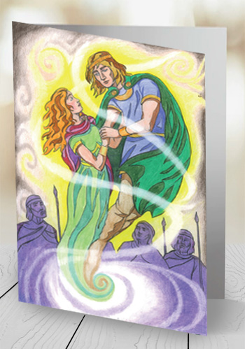 Midir and Etain - card