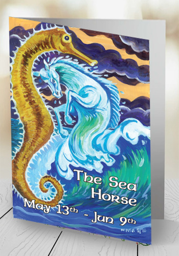 The Sea Horse - card