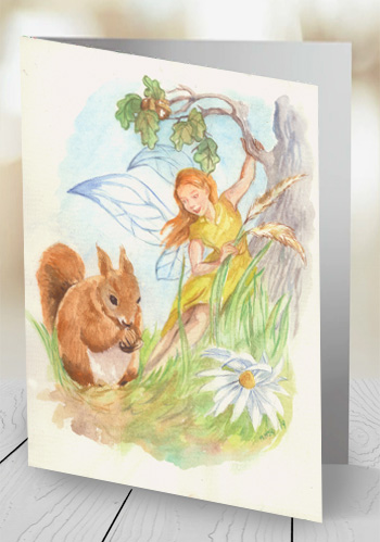 The Squirrel - card