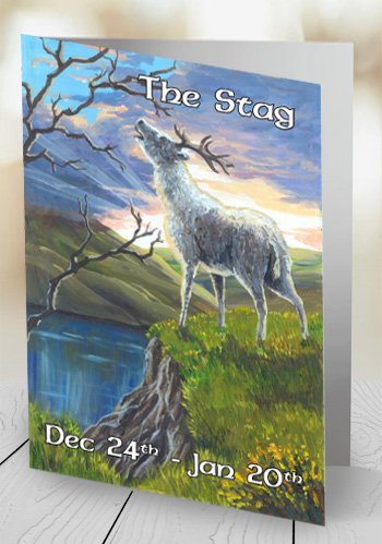 The Stag - card