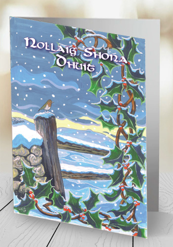 Christmas - Loughcrew - card