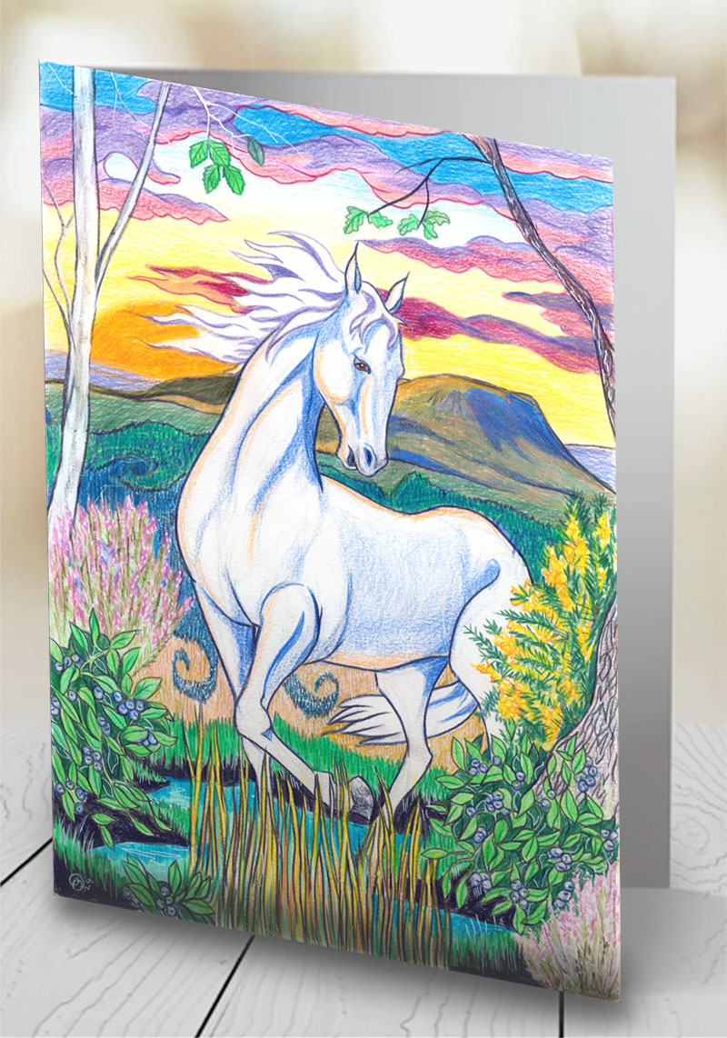 The Speaking horse of Benaughlin - card