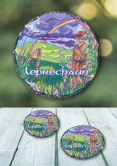 Leprechaun - slate coaster