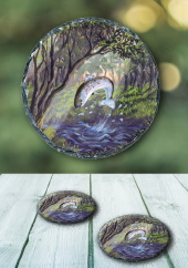 The Salmon of Knowledge - slate coaster