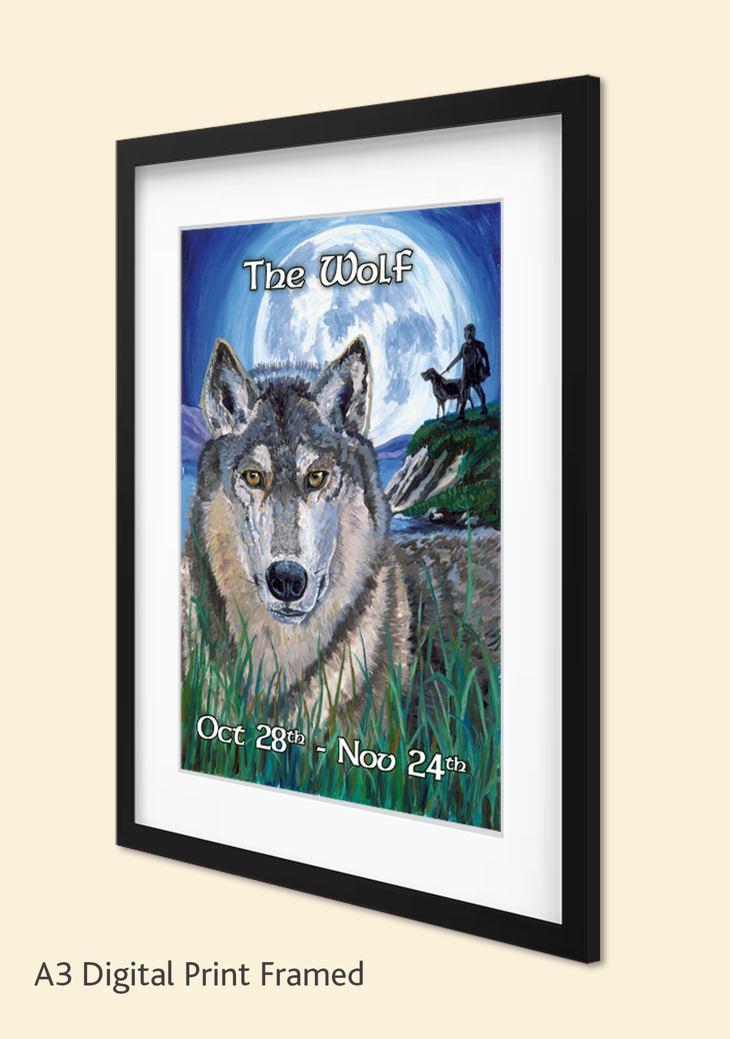The Wolf - print